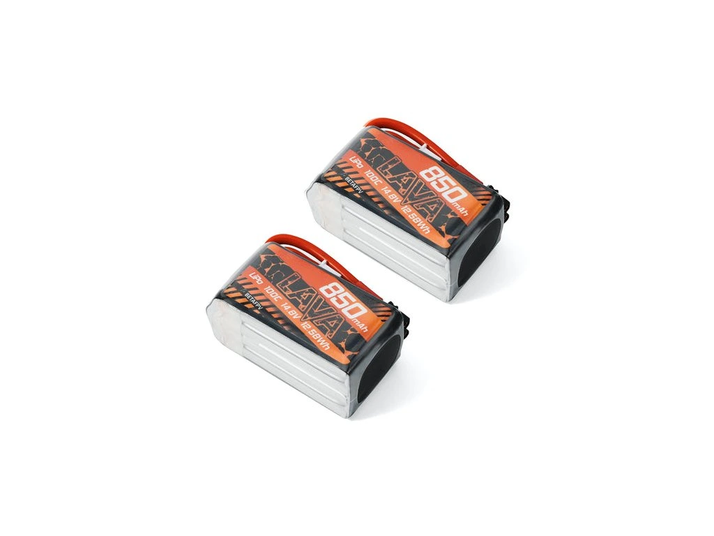 14076 4 14076 battery betafpv lava series lipo 4s 14 8v 850mah 2pcs BetaFPV LAVA Series LiPo 4S 14.8V 850mah 2vnt. - Image 4