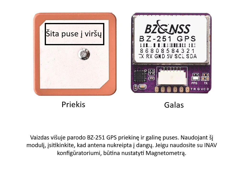 SpeedyBee BZGNSS BZ 251 su kompasu 5 SpeedyBee BZGNSS BZ-251 su kompasu - Image 2