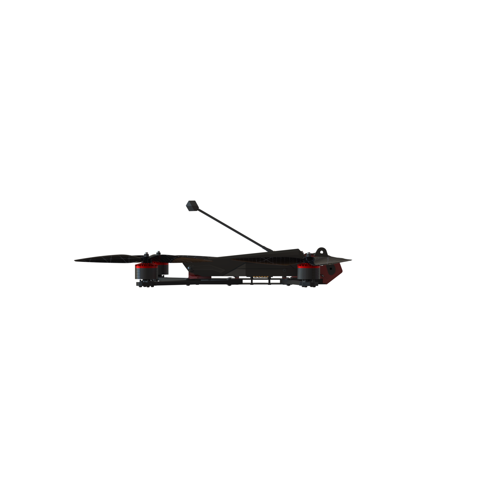 vulture10 10 heavy lift fpv dronas side Vulture10 ELRS 2.4G Analog 5.8 2.5W - Image 2