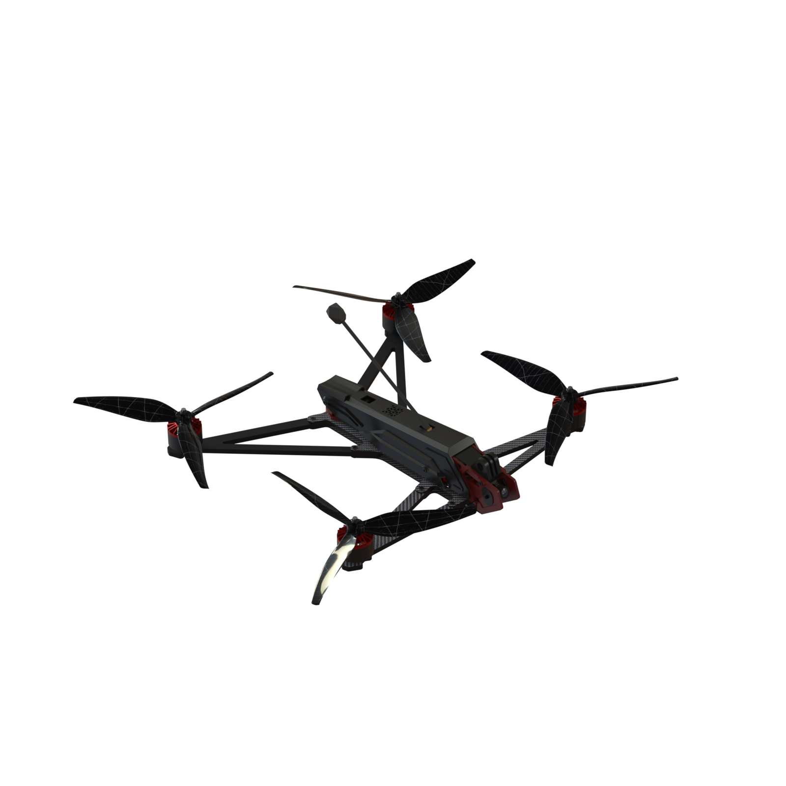 vulture10 10 heavy lift fpv dronas Vulture10 ELRS 2.4G Analog 5.8 2.5W - Image 6