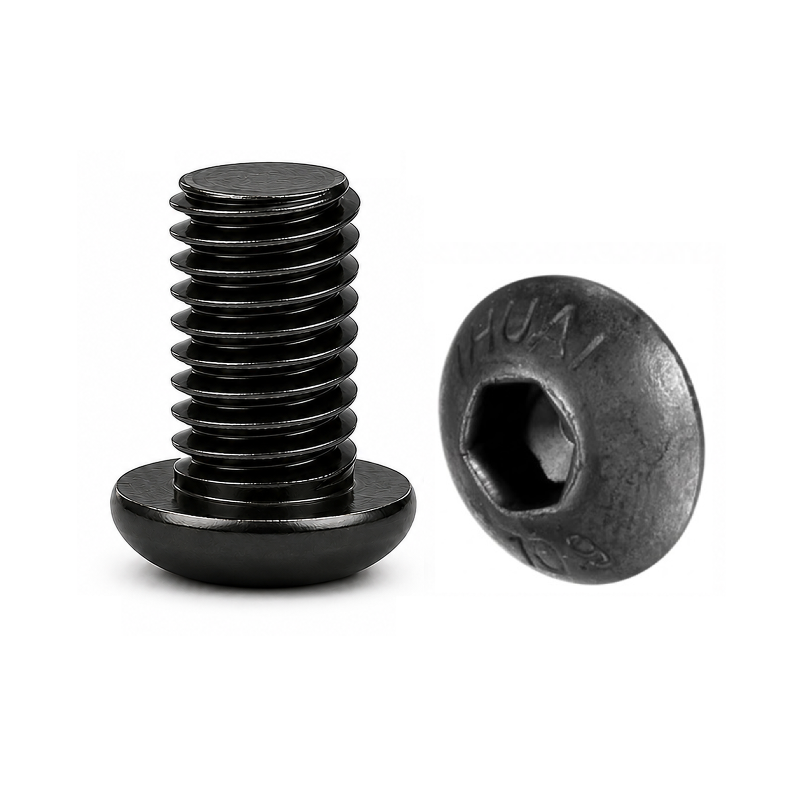 1 M3x6 Screw Mushroom Head M3x6 Mushroom varžtas