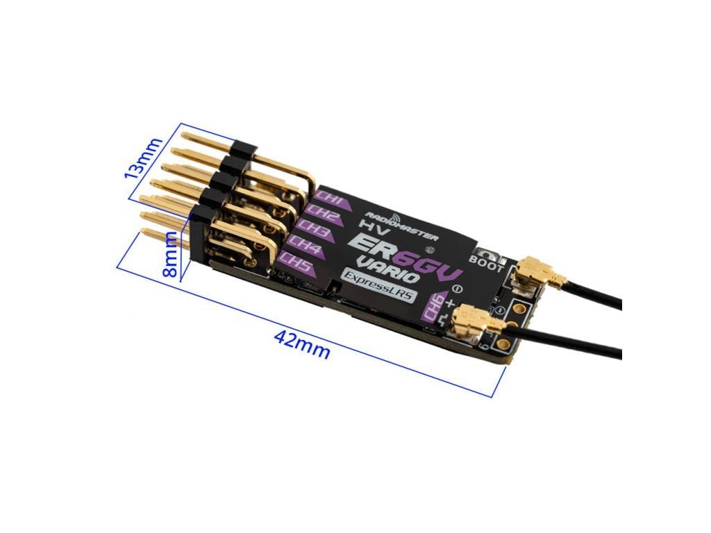 7761 5 7761 2 receiver radiomaster er6 gv elrs 2 4ghz pwm RadioMaster ER6-GV ELRS 2.4GHz PWM - Image 3